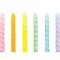 The Costume Center 144 Orange and Yellow Spiral Rainbow Candles 3"